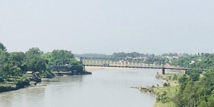 Chenab River Crossed Danger Mark