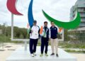 Arhan Bagati cheers for Team India at Paris 2024 Paralympics