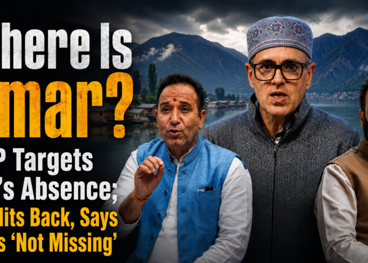‘Where Is Omar?’ BJP Targets CM’s Absence; NC Hits Back, Says He Is ‘Not Missing’