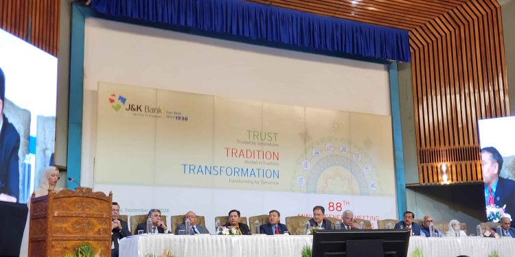 J&K Bank Holds 88th Annual General Meeting of Shareholders in Srinagar