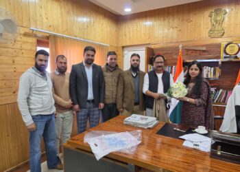 State Press Forum Delegation Meets Director Information Mamta Yadav