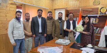 State Press Forum Delegation Meets Director Information Mamta Yadav